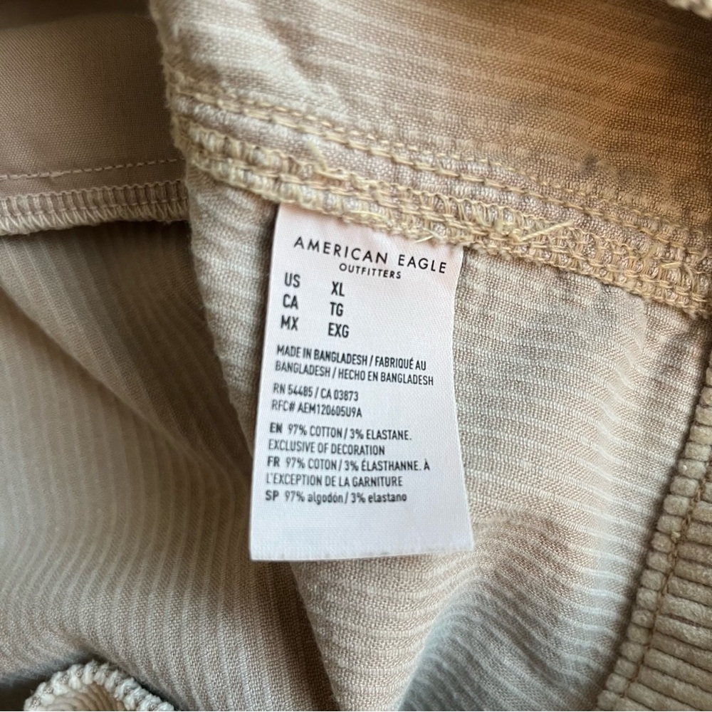 American Eagle Corduroy Overall Mini Dress NWOT - Picture 8 of 9